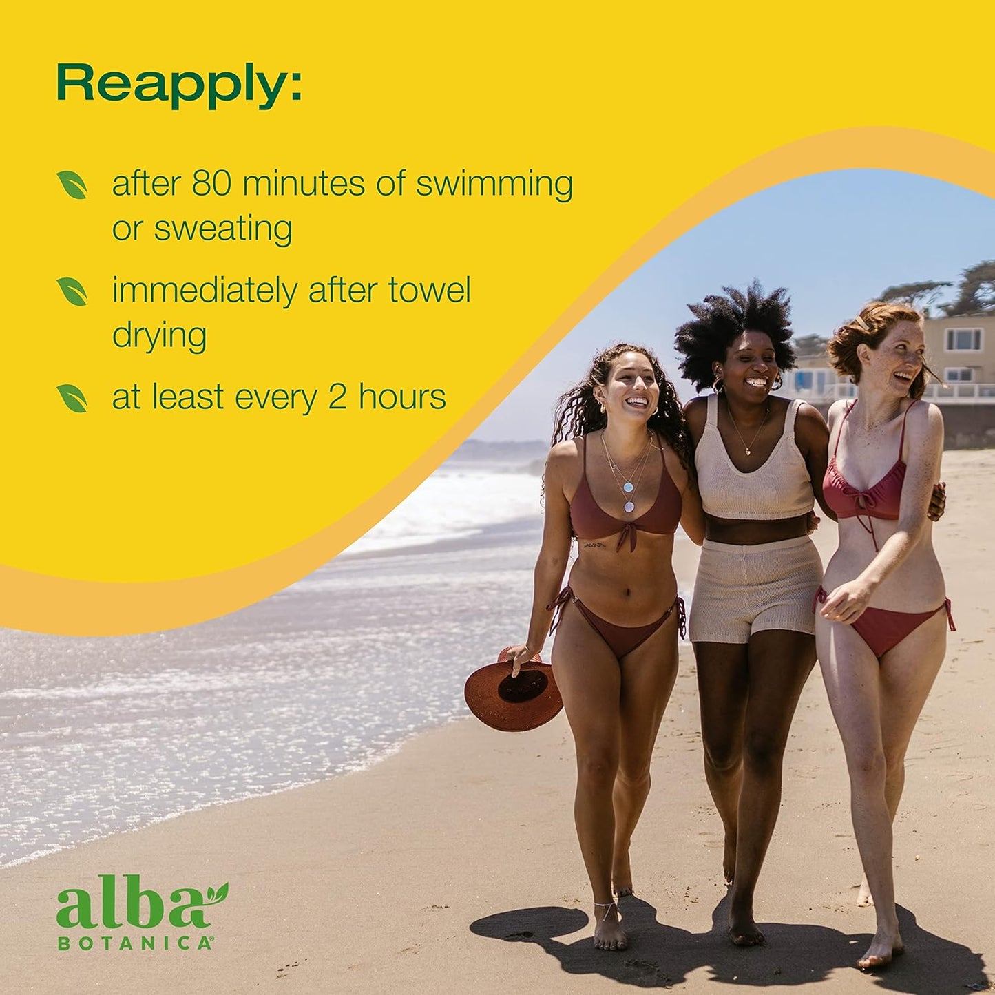 Alba Botanica Sunscreen Lotion SPF 50 - Island Vibe | 3 Oz Hydrating Formula