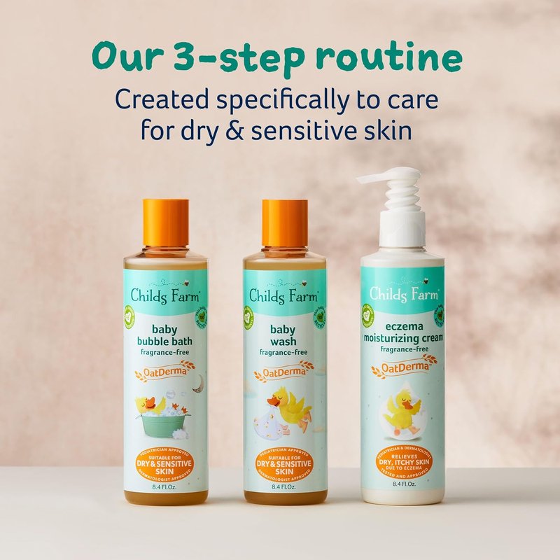 OatDerma Bubble Bath for Kids - Fragrance-Free, Gently Cleanses & Soothes | 8.4 Fl Oz