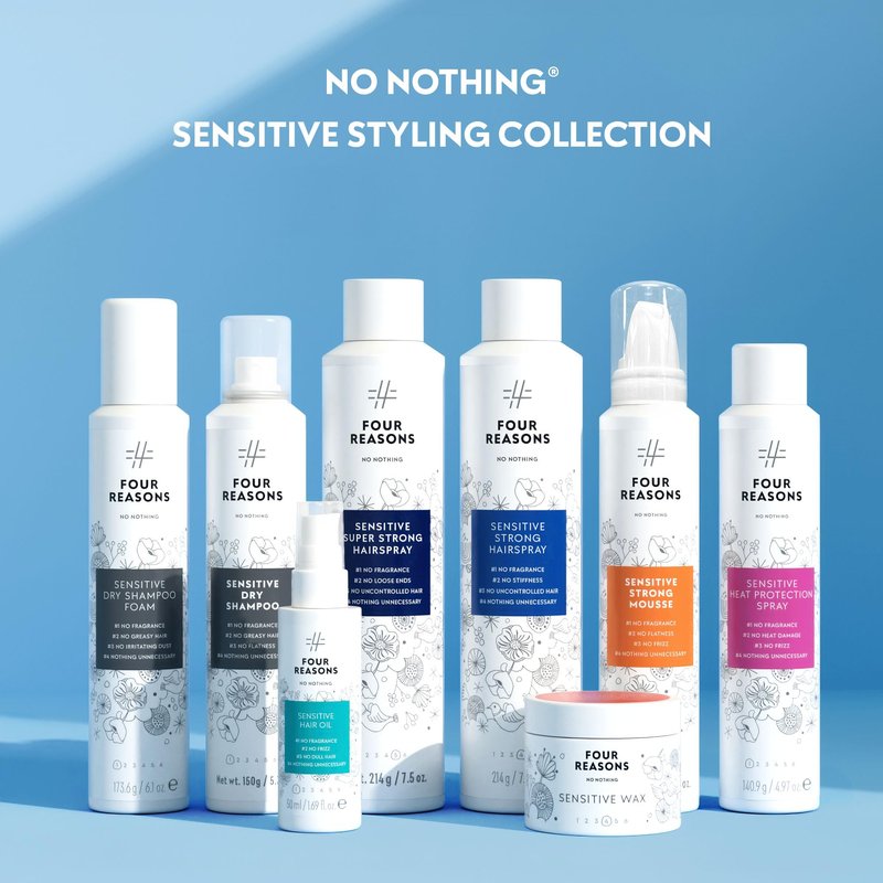 No nothing Super Strong & Strong Hairspray, Fragrance Free Hypoallergenic Finishing Hair Spray Extra Hold for Women & Men, Humidity & Frizz Control Hair Care Products with UV Protection, Unscented