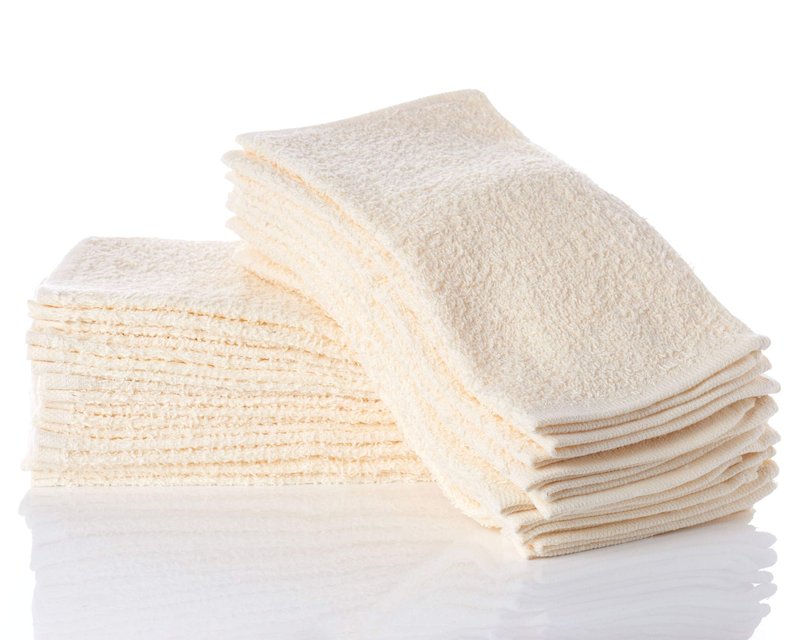 SIMPLI-MAGIC Towels, 12" x 12", Beige 24 Count (Pack of 2)