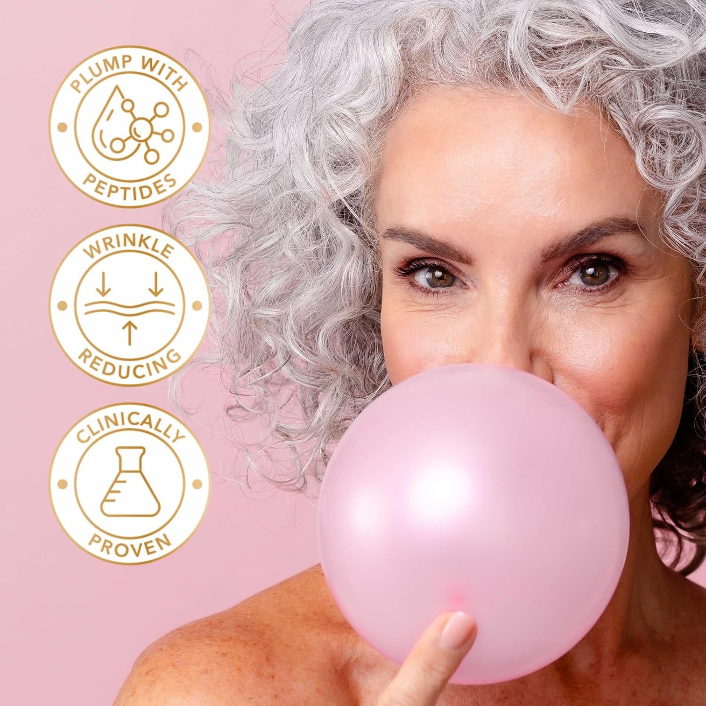 Lip Plumper - Nakery Lip MirageXL Plumping Glaze with Peptides | Hydrating Gloss for Fuller Lips, Cooling Effect, Instant Volume