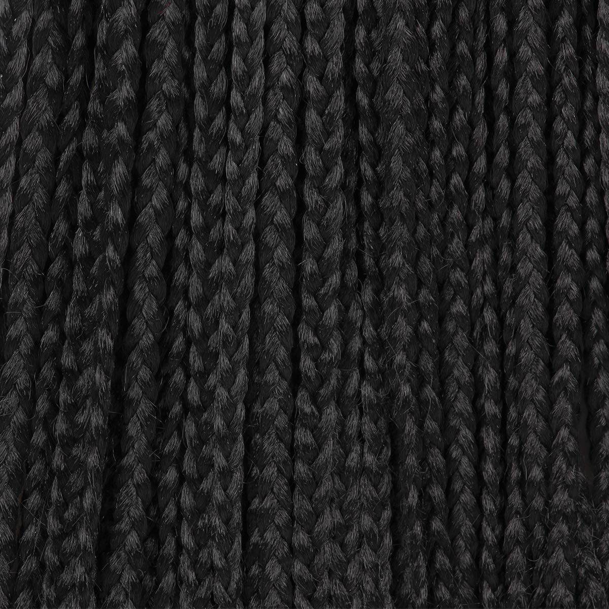 16 Inch Box Braid Crochet Hair, 1B#
