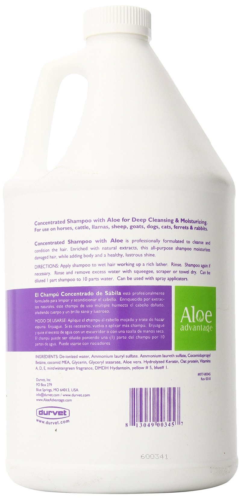 Aloe Concentrated Shampoo 1 Gallon