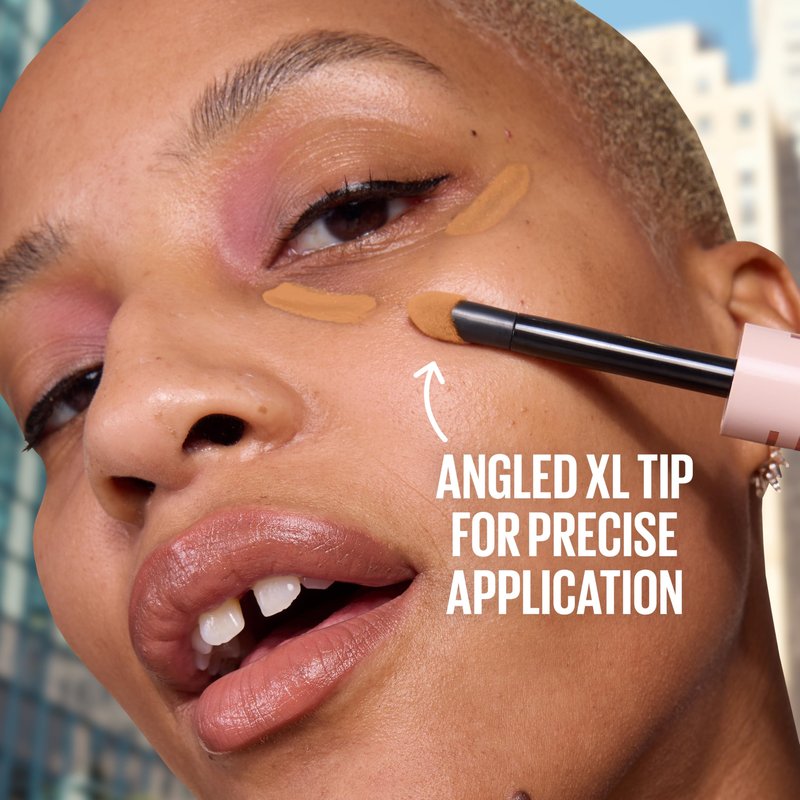 Maybelline Lifter Serum Concealer, Radiant Concealer with Full Coverage, Includes 2% Peptides + Caffeine to Hydrates & Brightens Under Eyes, 20, 1 Count