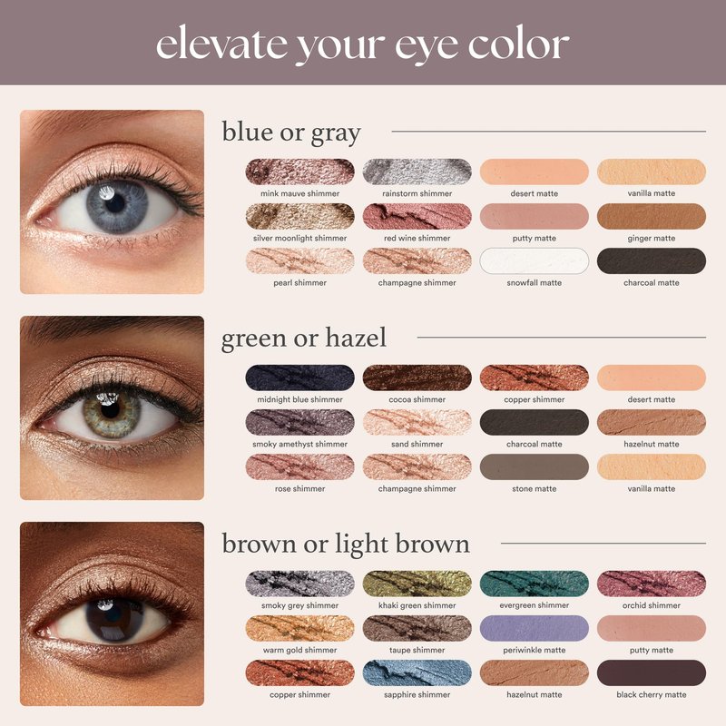 Julep Eyeshadow 101 Cream-to-Powder Waterproof Eyeshadow Stick – Putty Matte – Long-Lasting, Buildable, Crease-Proof, Cruelty Free, Matte Finish with Built-In Smudger