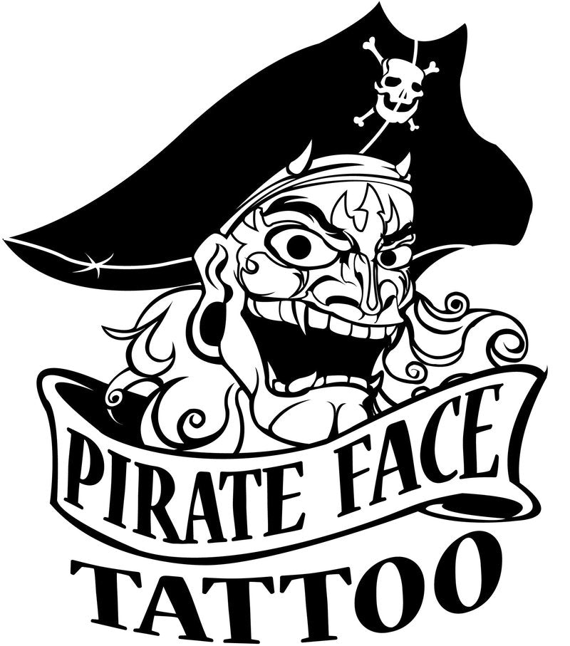 Pirate Face Tattoo (100) Count of Assorted Tattoo Needles with Matching 1/2" Rubber Tubes Combo by Pirate Face Tattoo