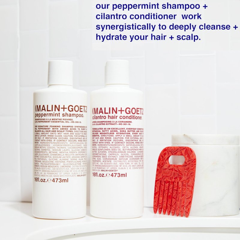 MALIN+GOETZ Shampoo Clarifying Peppermint | Daily Cleanser with Amino Acids | Vegan, Sulfate-Free & Unisex (8 Fl Oz)