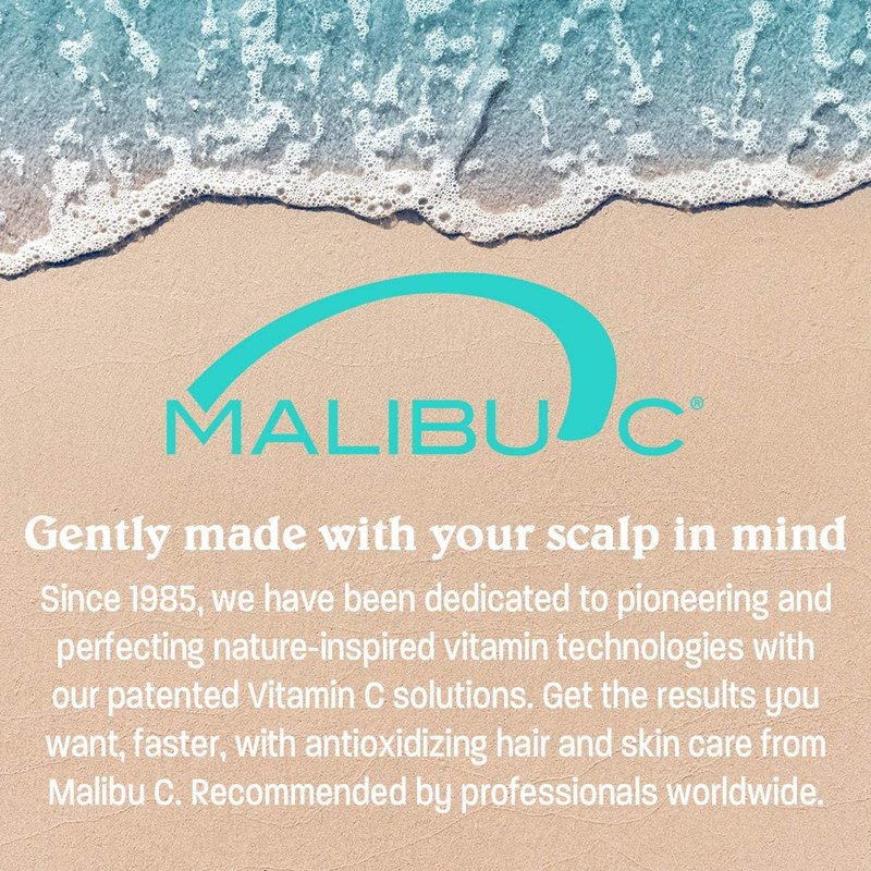 Malibu C Wefts & Extensions Wellness Hair Remedy (1 Packet) - Removes Build Up + Prevents Hair Breakage - Prepares Natural Hair for Hair Extension Application