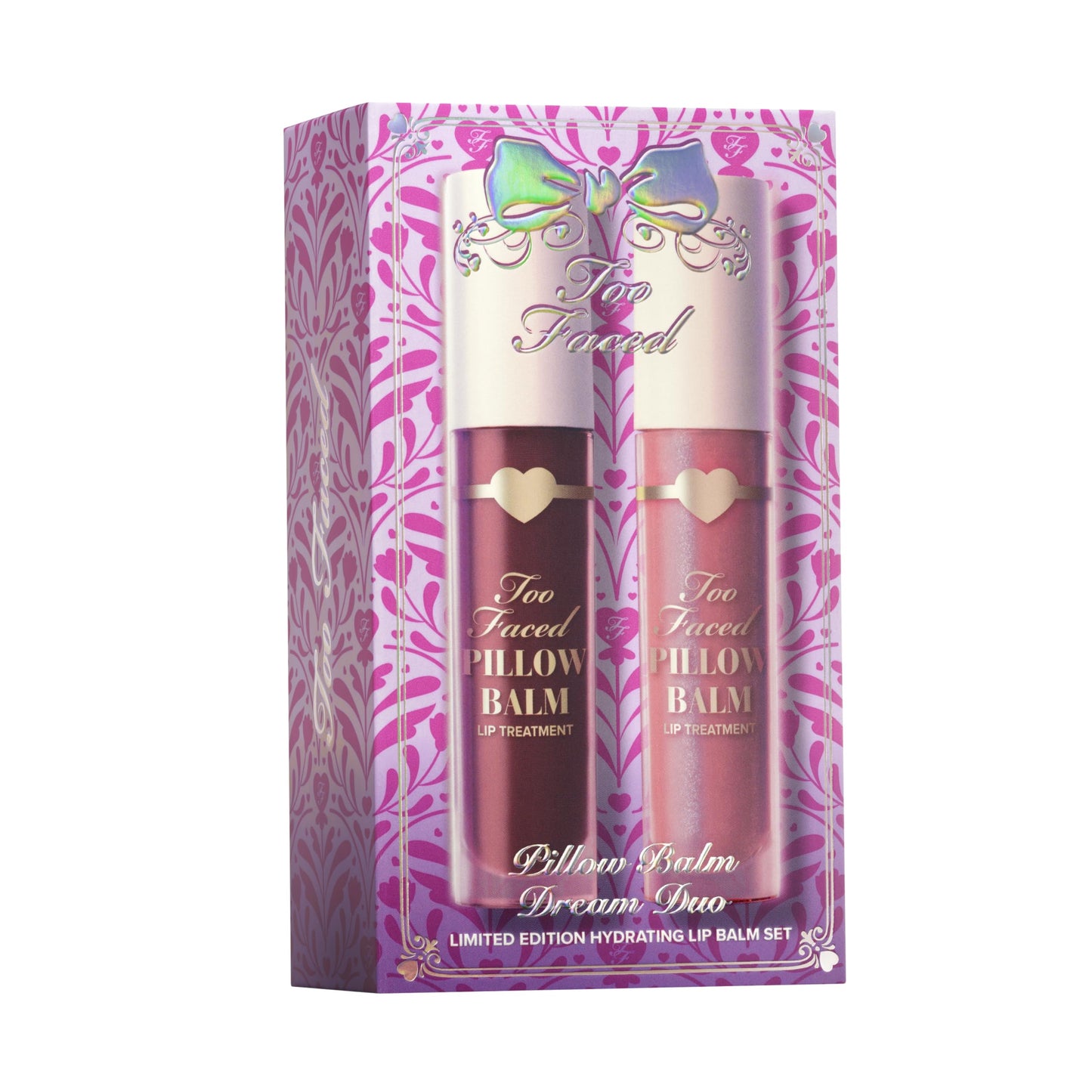Too Faced Pillow Balm Dream Duo | Hyaluronic Acid + Moisturizing Lip Treatment Gift Set