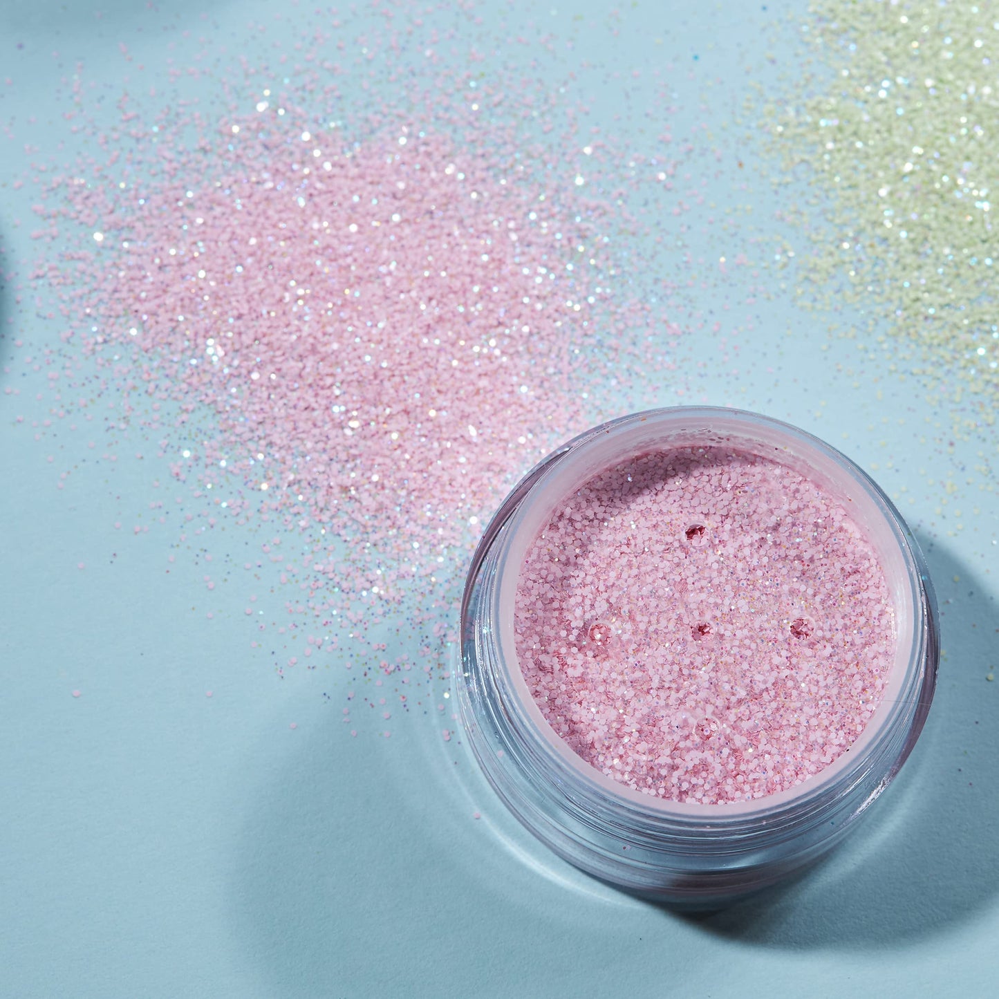 Pastel Glitter Shakers by Moon Glitter – 100% Cosmetic Glitter for Face, Body, Nails, Hair and Lips - 0.10oz - Set of 5 colours