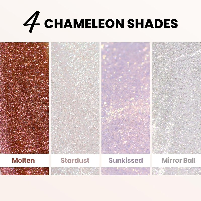 LONDONTOWN Shimmer Nail Highlighter - Vegan Iridescent Nail Polish Treatment | Soft Shimmery White - 0.40 fl oz