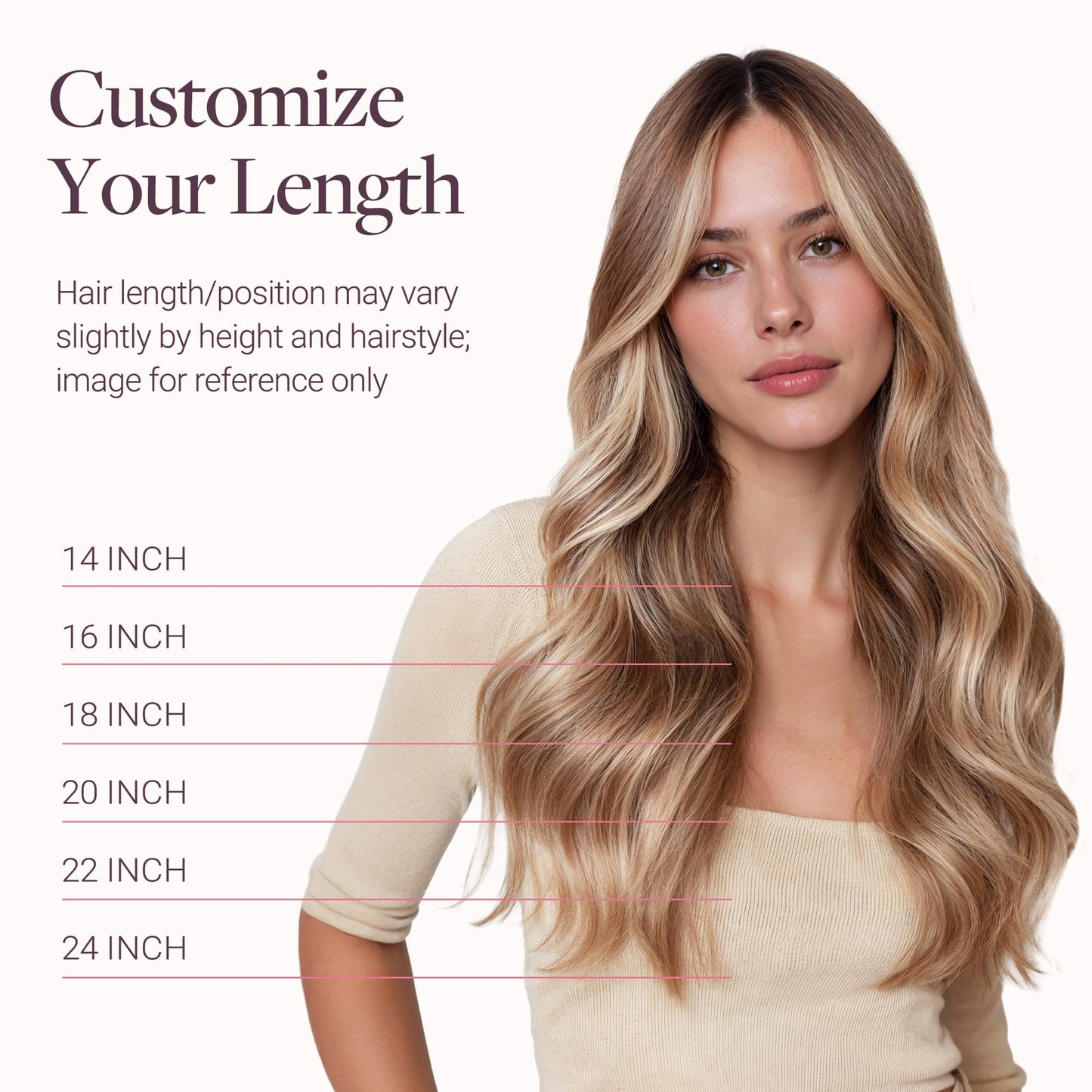GOO GOO Tape in Human Hair Extensions Remy Invisible No Shedding Waterproof Tape Soft Silky Reusable for Daily Wear, 16/22 Light Blonde Highlighted Golden Blonde, 18inch 50g 20pcs