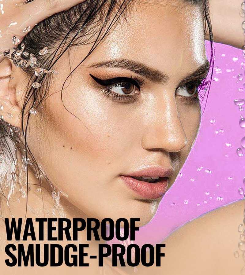 iMethod Winged Eyeliner Stamp - 2 Pens, Perfect Wing Cat Eye Liner, Waterproof & Smudge-proof, 10 mm