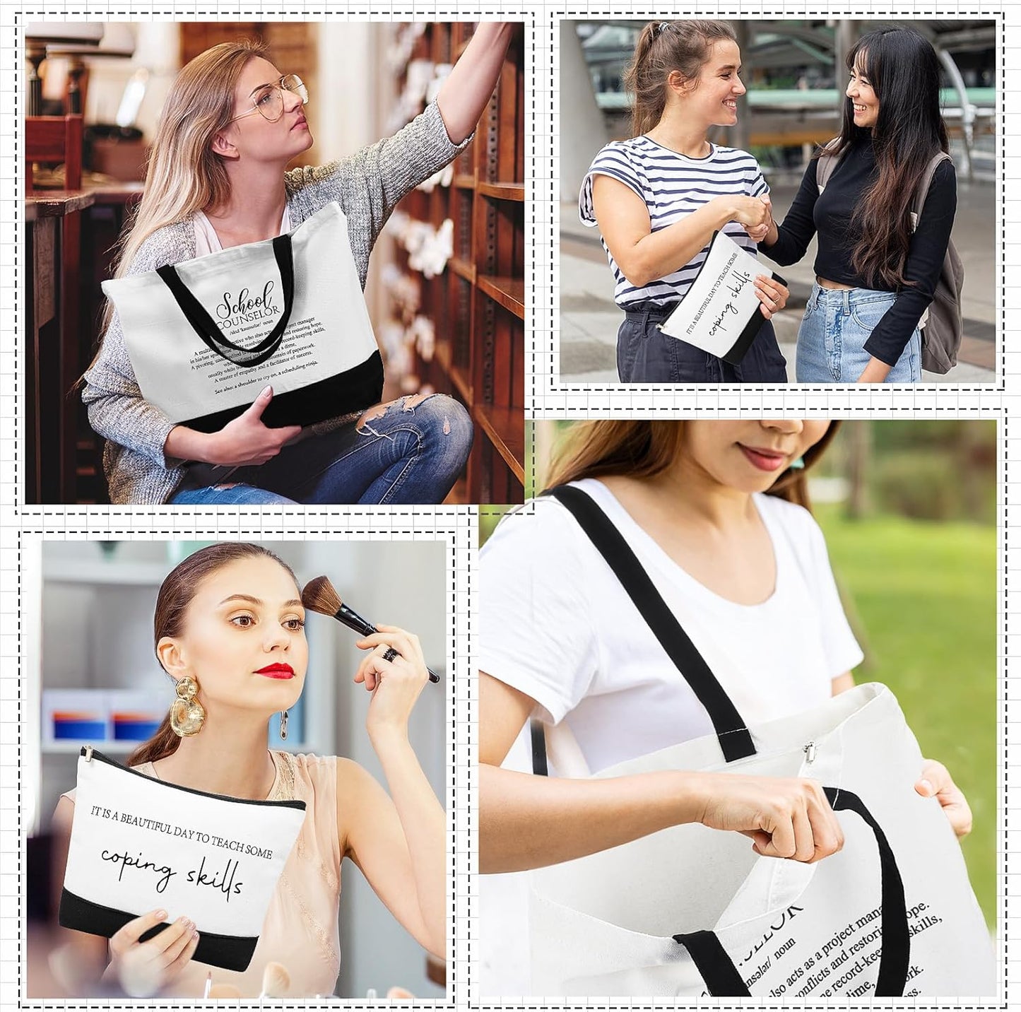 Guidance Counselor Gift - Canvas Tote Bag for School Counselors | Graduation Appreciation