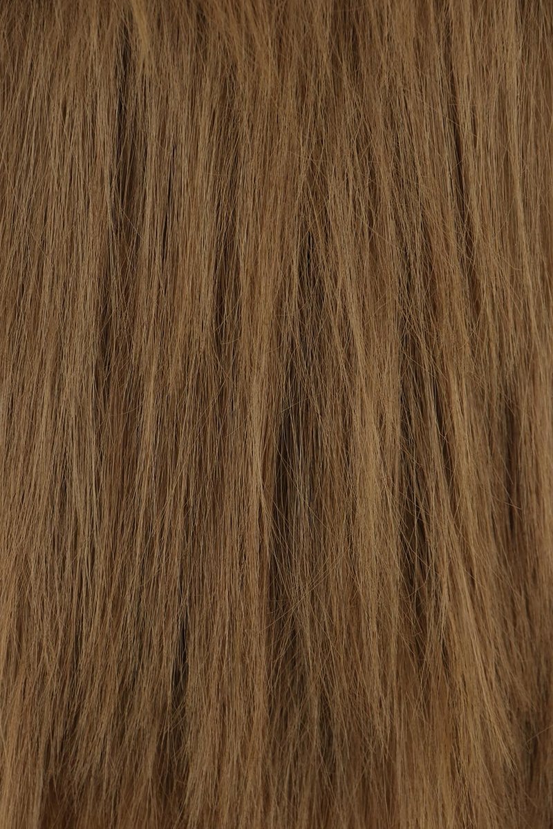 Long Curly Brown Wig for Women & Men - 70s/80s Rocker Mullet Costume | Perfect for Halloween & Cosplay