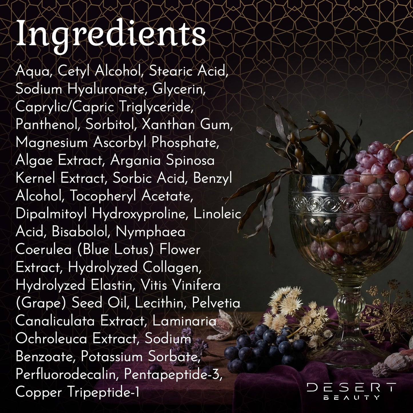 Desert Beauty Neck Firming Cream - Tightening and Lifting Formula - Peptides, Collagen, Hyaluronic Acid - Neck Cream for Women Over 50-3.38 fl oz