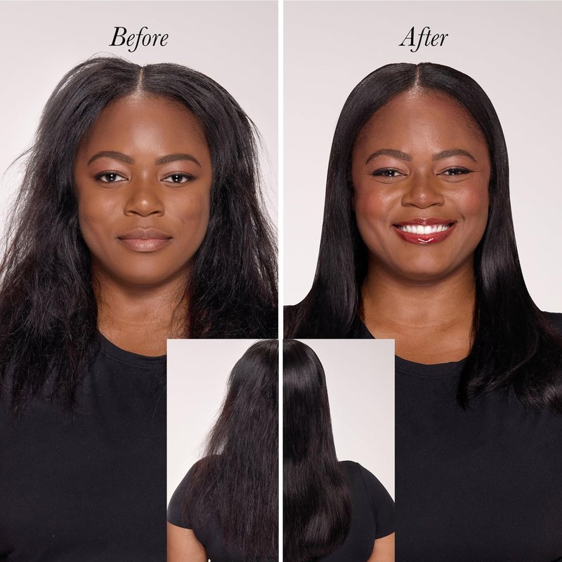 L'ANGE HAIR Smooth It 2-in-1 Hair Straightener Brush with Digital Temperature Dial Up to 450°F | Frizz Control Straightening Comb | Quick Styling Hot Brush for All Hair Types | Auto Shut-Off | Blush