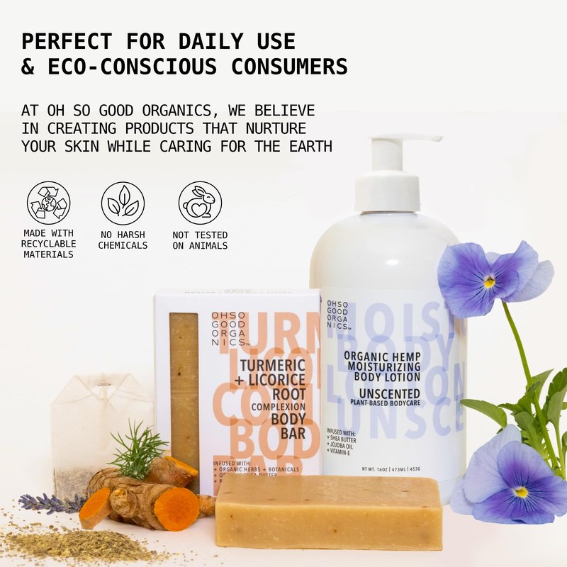 Natural Organic Soap Bar with Turmeric for Face and Body, Exfoliating Bar Soap, Infused with Licorice Root, Herbs, Botanicals, Shea Butter and Essential Oils, 4oz, 3 Pack Turmeric Soap Bar