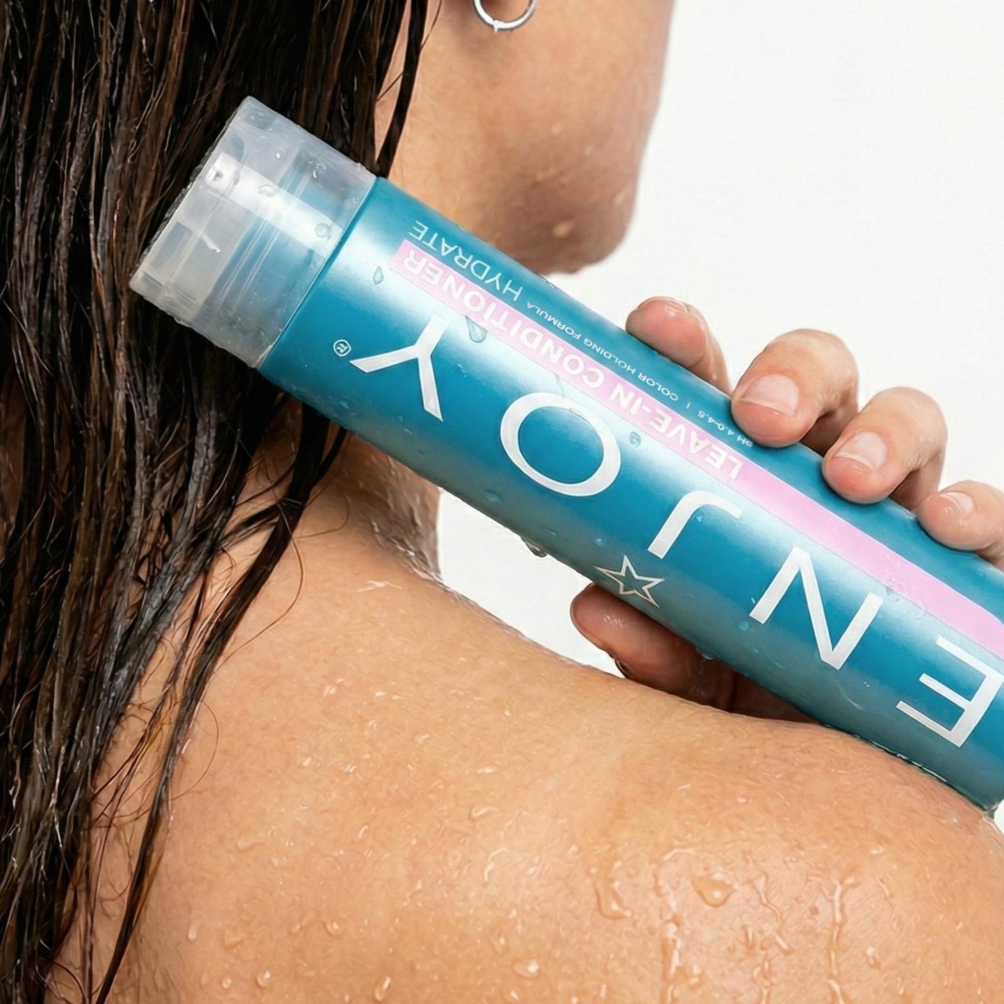 Enjoy Leave In Conditioner - Eliminates Frizz Cleansing Moisturizing Smoothing - Sulfate Free For Thick Coarse or Curly Hair (10.1 Fl Oz)