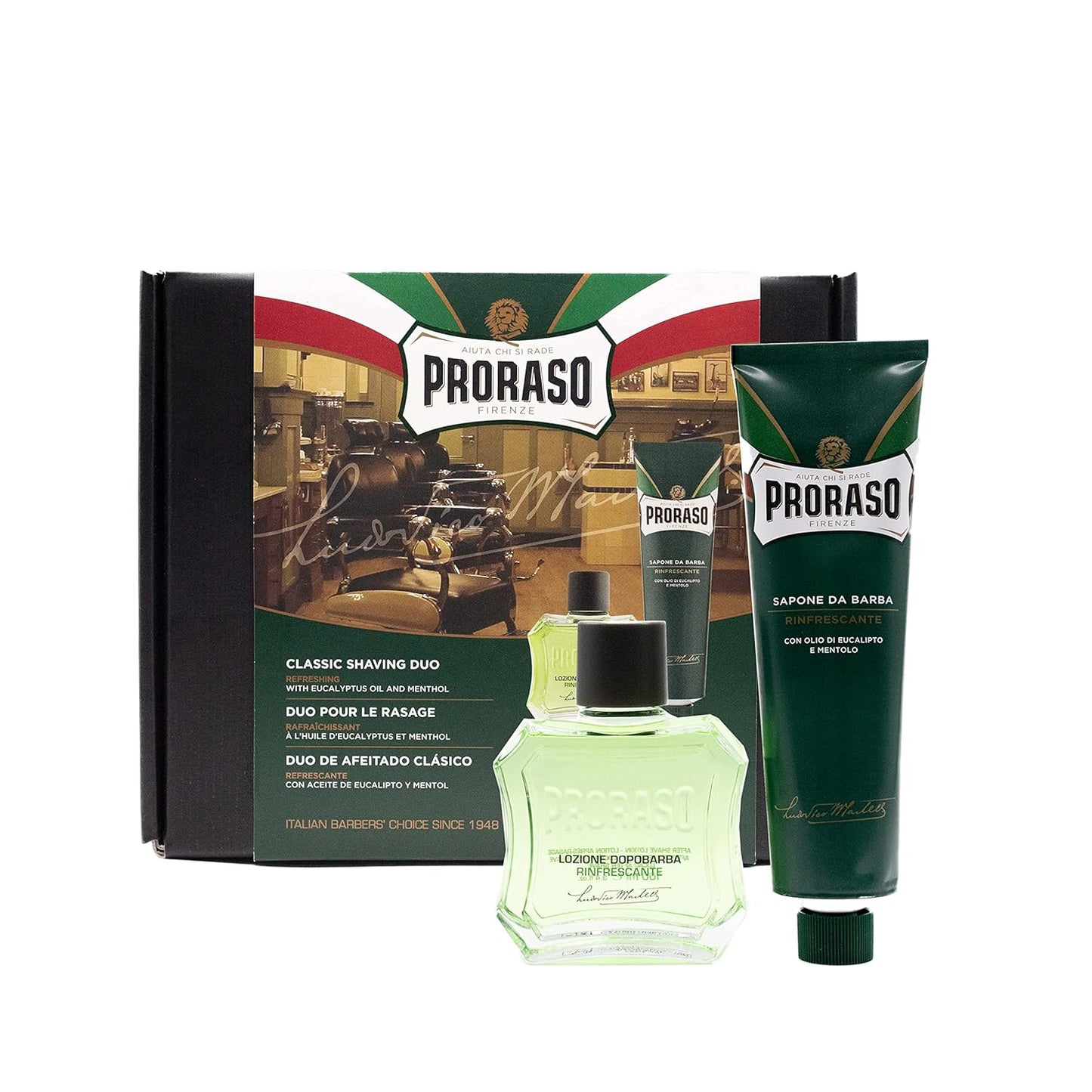 Proraso Refreshing Shaving Cream for Men - Soothing Formula for Smooth Skin