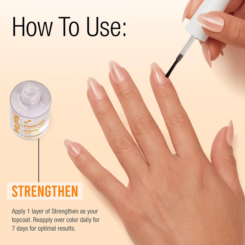 Nail Tek Quicken, Fast Drying Top Coat for All Nail Types, 0.5 oz, Value 4-Pack
