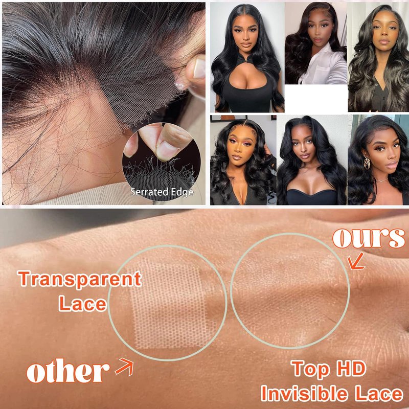 Real HD Lace Frontal Closure Straight Brazilian Virgin Human Hair,13X4 Ear To Ear HD Transparent Invisible Swiss Lace Frontal Pre Plucked with Baby Hair HD Transparent Lace Closure Human Hair
