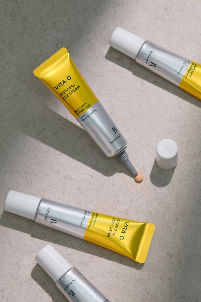 BONCEPT Vita C Conceal Eye Cream | Revitalising & Firming Korean Vitamin C Eye Treatment