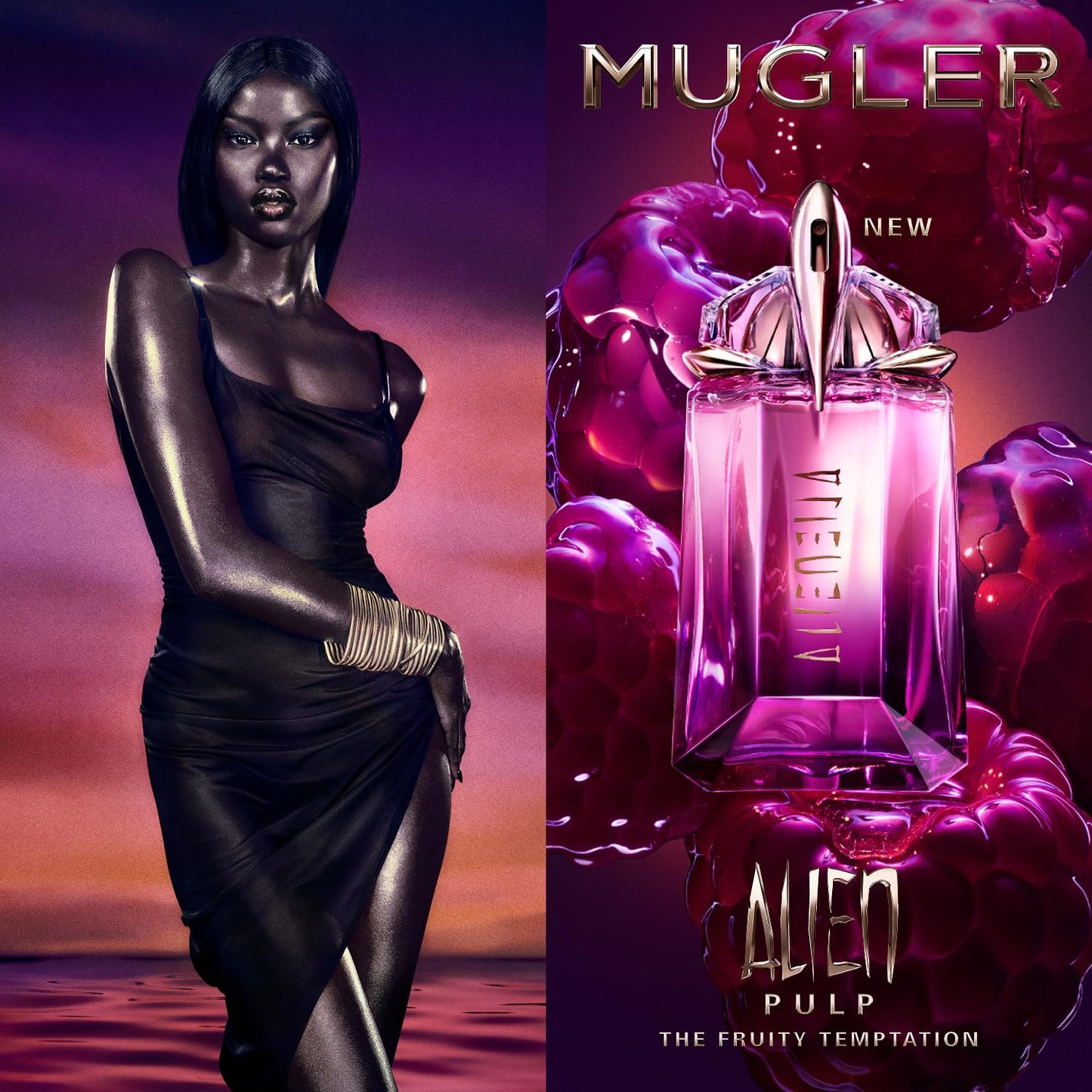 Mugler - Alien Pulp - Eau de Parfum - Fruity, Floral Womens Perfume - With Raspberry, Jasmine & Musks - 0.3 Fl Oz