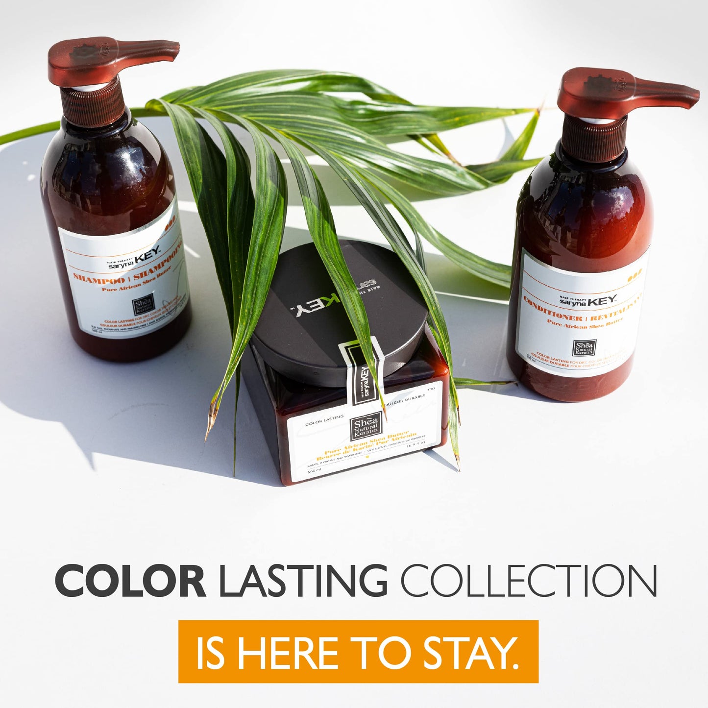 Saryna Key Color Lasting Conditioner for Color Treated Hair, Moisturizing & Softening Formula with Shea Butter, Silk & Cotton Proteins, Helps Maintain Shine & Smoothness (300ml)