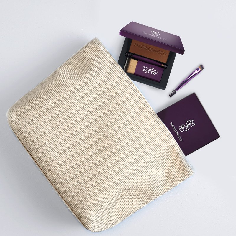 Madison Reed Root Touch Up + Brow Filler, Terra Medium Brown - Instant Gray Coverage, Fills Brows & Thinning Hairlines, Rain/Sweat/Pillow-Proof, Smart 8-Free, Leaping Bunny Certified, 0.13 oz (60 Uses)
