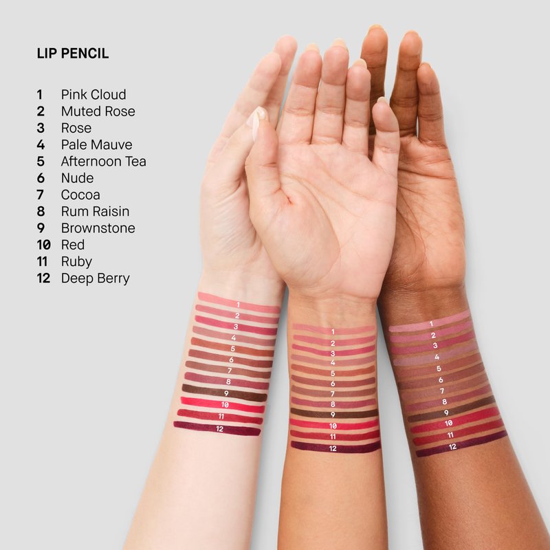 Bobbi Brown Lip Pencil | Velvety & Creamy Lip Liner for Natural-Looking Definition, 0.04 Ounce, Rum Raisin