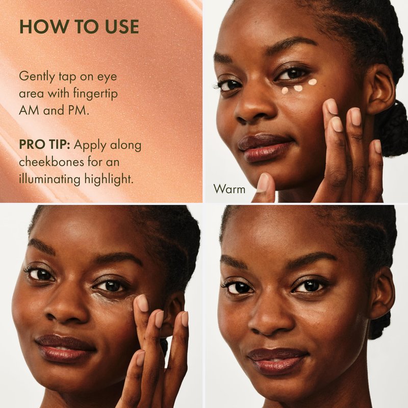 Origins GinZing Brightening Eye Cream with Vitamin C & Niacinamide| Visibly Reduces Dark Circles, Warm, 0.5 Fl Oz