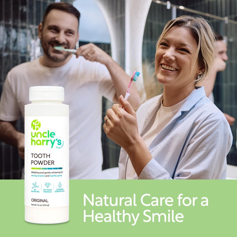 Uncle Harry's All Natural Tooth Powder, 16oz