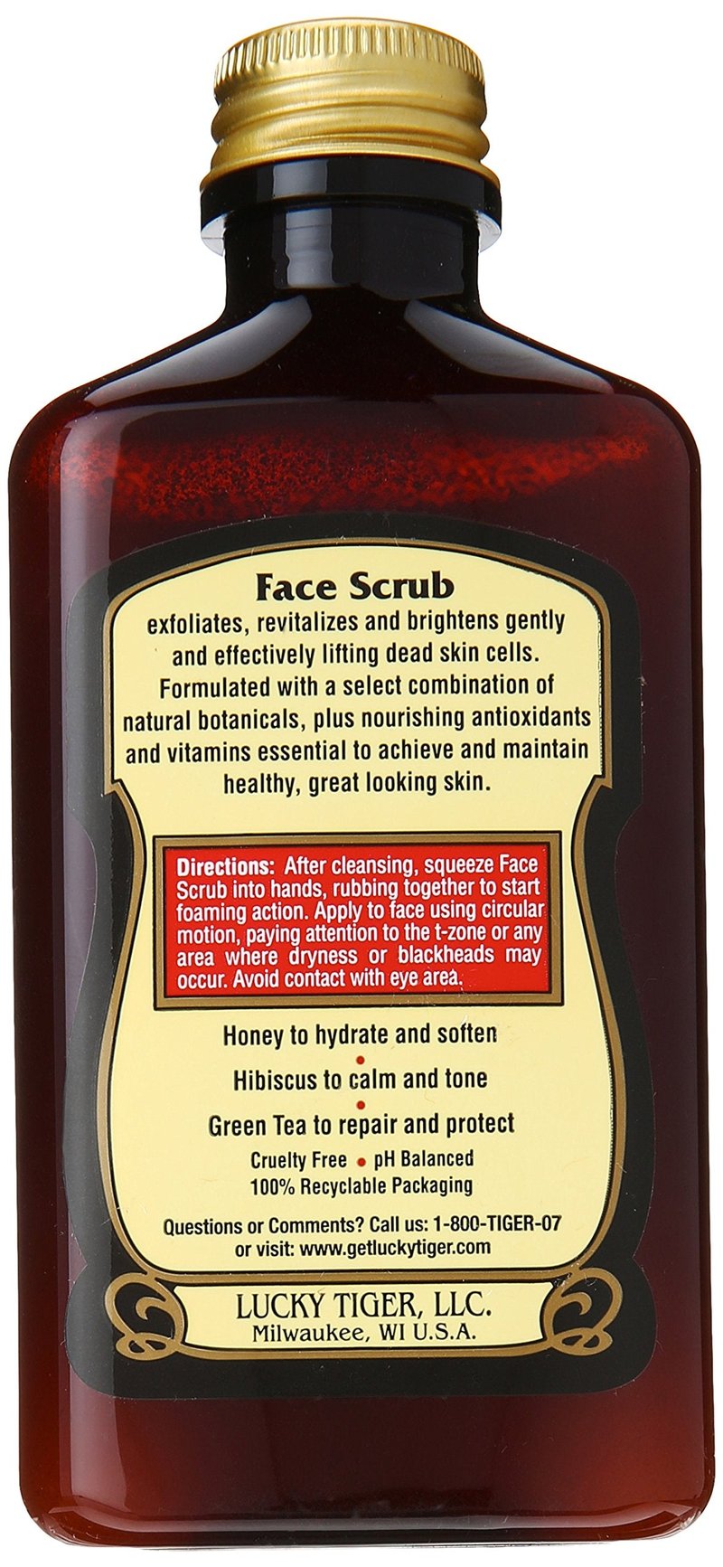 Lucky Tiger Face Scrub, 5 Ounce