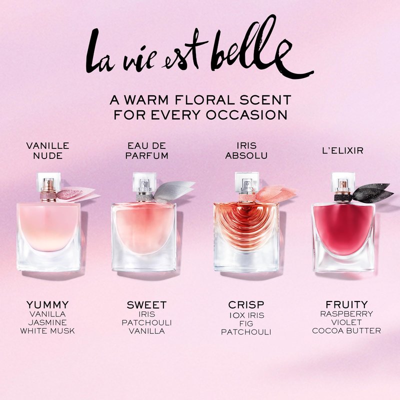 Lancôme La Vie Est Belle Rose Extraordinaire Eau de Parfum - Amazon Exclusive - Long Lasting Fragrance with Rose, Iris & Woody Musk - Warm & Floral Women's Perfume, 3.4 Fl Oz
