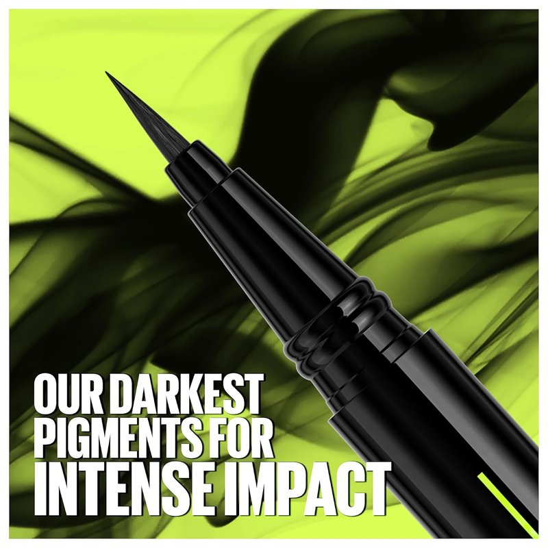 Maybelline Tattoo Studio Liquid Eyeliner - 24-Hour Waterproof & Smudge-Resistant, Brown, 1 Count