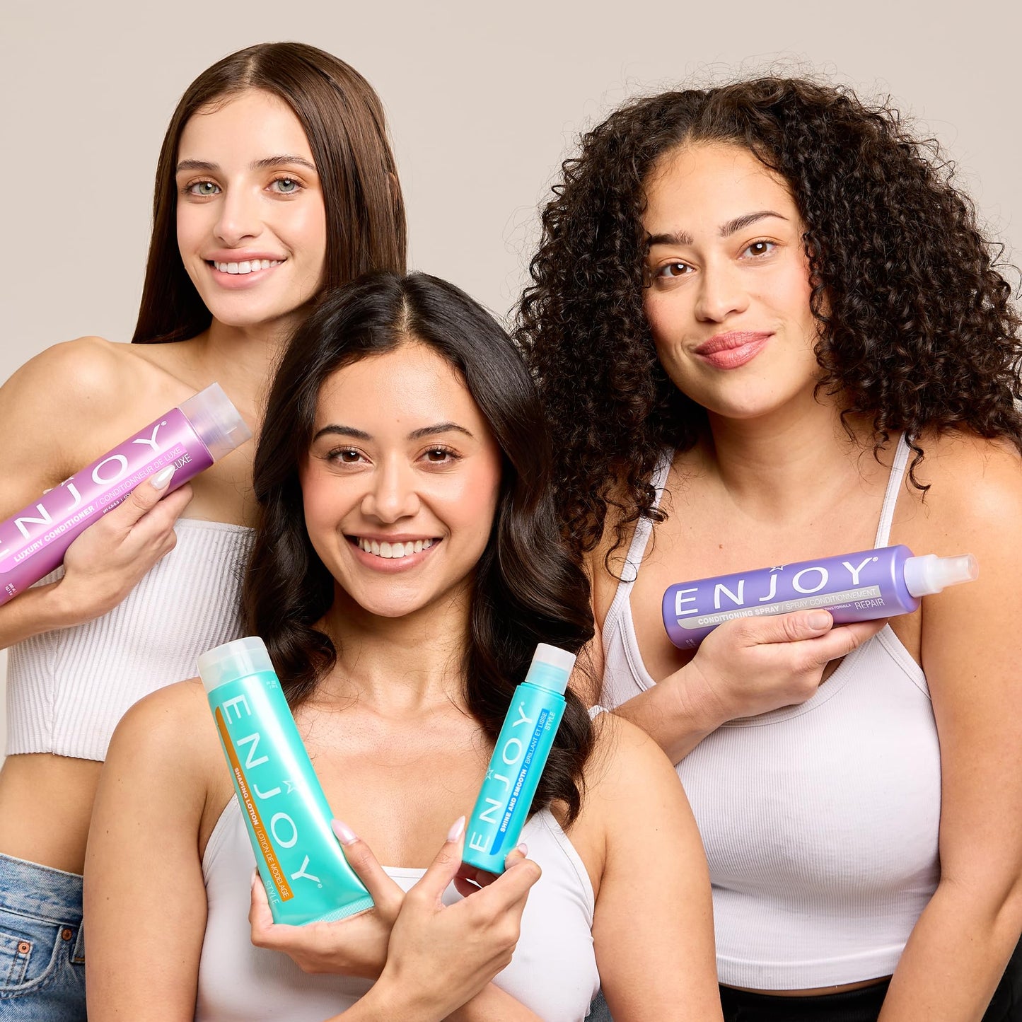 Enjoy Silver Platinum Shampoo, Sulfate-Free Purple Shampoo, Neutralizes Brassy Tones and Maintains Cool Vibrancy for Blonde, Silver, and Gray Hair, pH 4.0-5.0, 10.1 Fl Oz