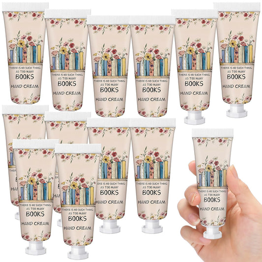 48 Pcs Christmas Hand Cream Set - Mini Travel Lotion for Dry Hands - Perfect Book Lover Gift & Stocking Stuffer
