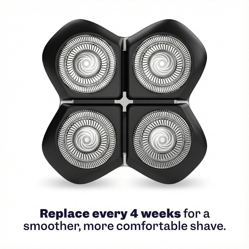 Freebird Official Replacement Blades for Flexseries Pro Head Shaver Kit - Refill Blades - High-Performance Blades for Smooth Shaving