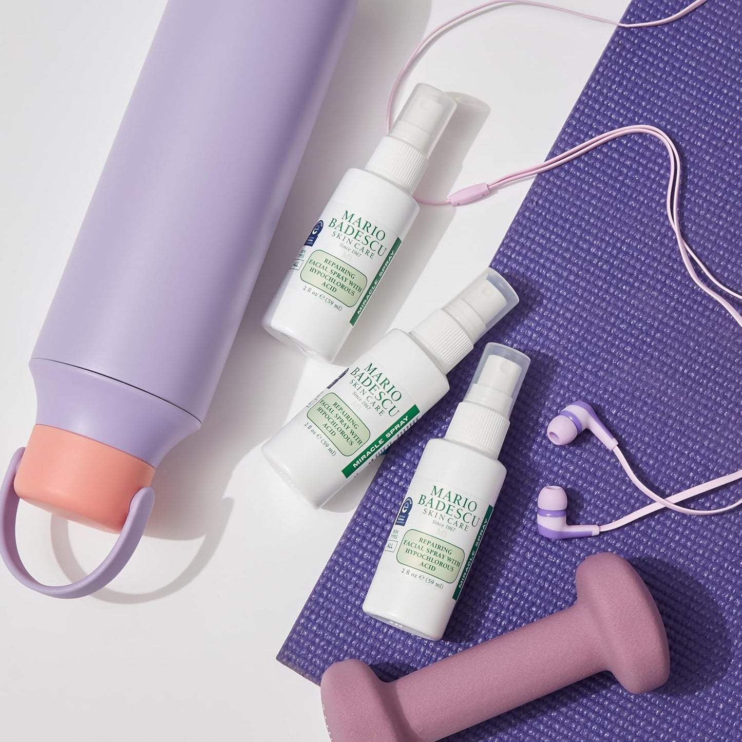 Mario Badescu HOCl Facial Spray – Soothing Hypochlorous Acid for Redness Relief | pH Balancing, Fragrance-Free