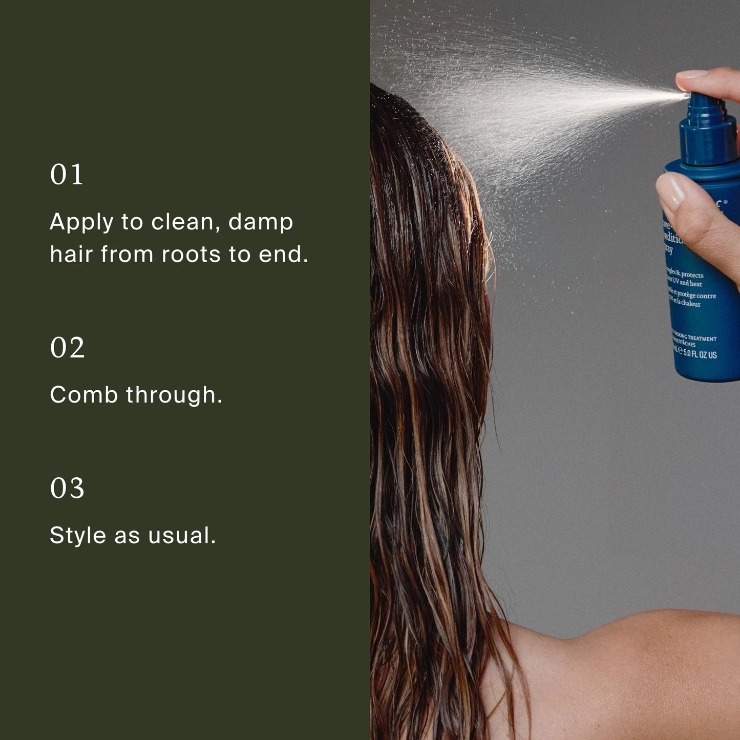 Living Proof Leave-In Conditioning Spray, Hair Strengthening Detangler Spray for Women with Heat Protection, For All Hair Types