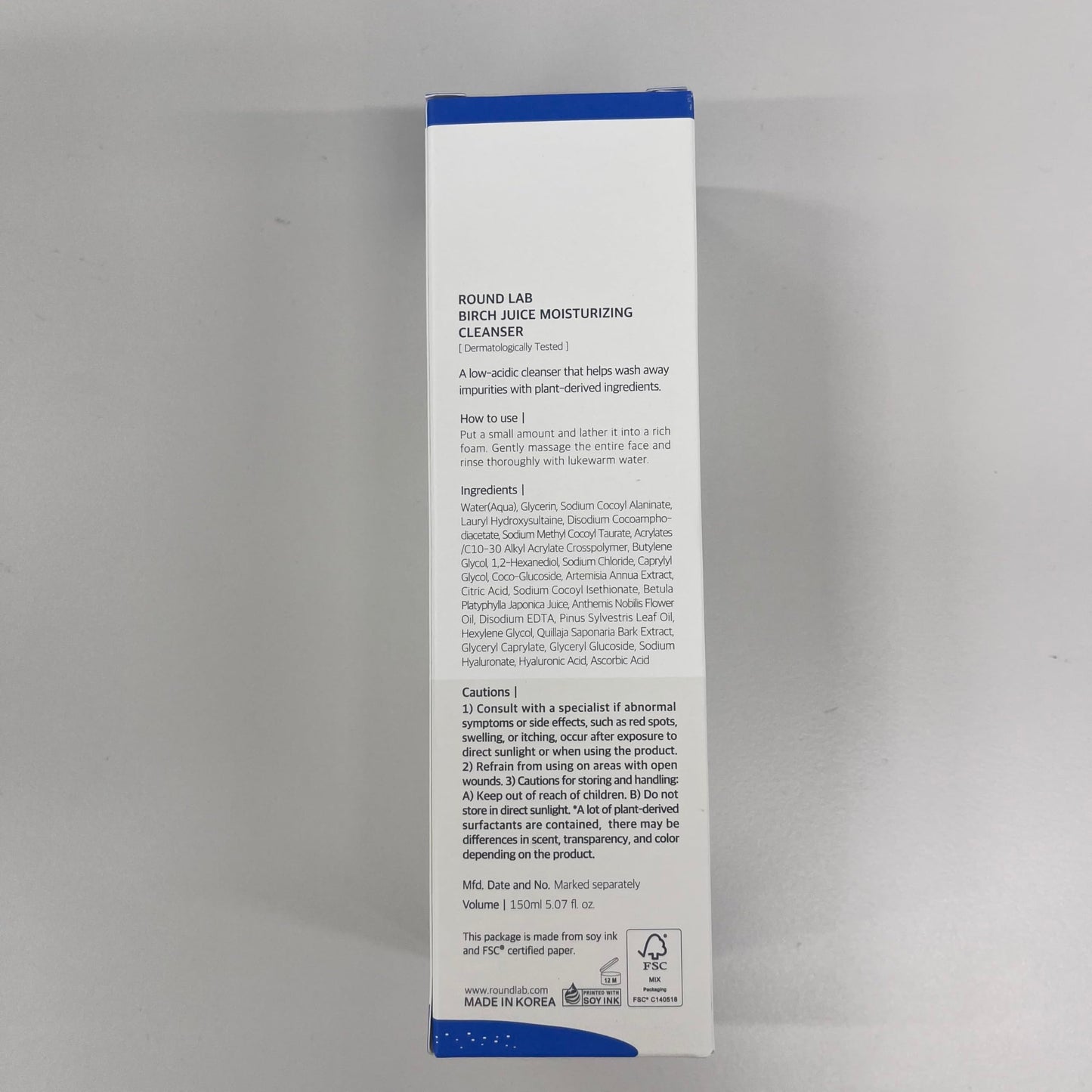 ROUND LAB Pine Calming Cica Cleanser + 1025 Dokdo Cleanser