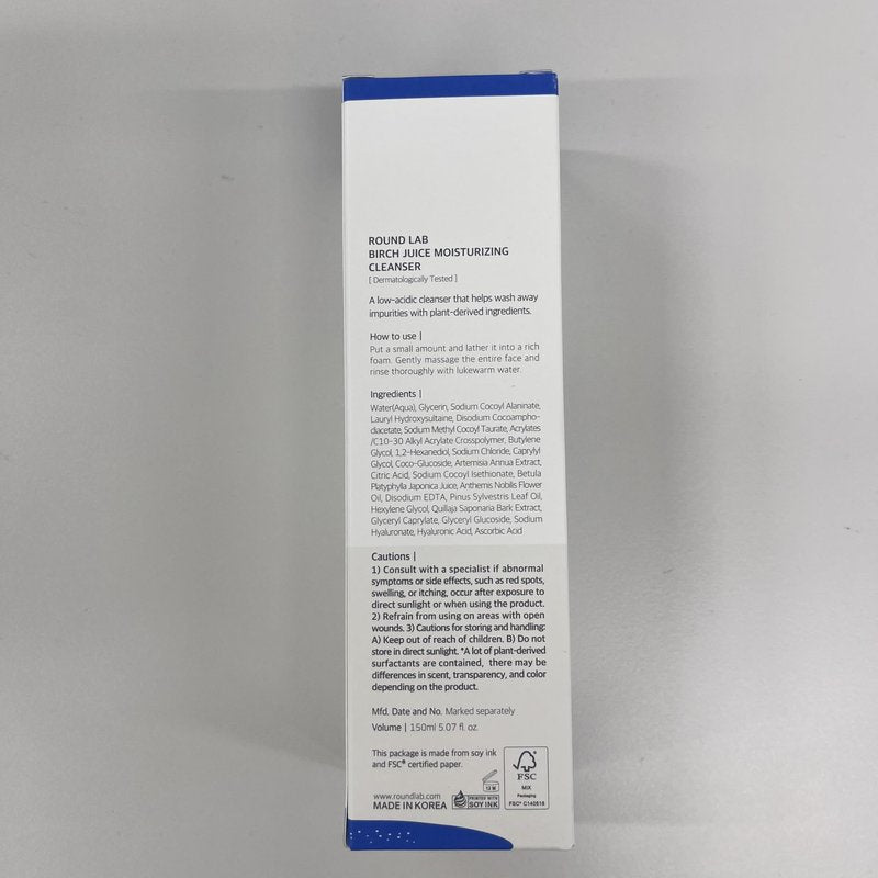 ROUND LAB Pine Calming Cica Cleanser + 1025 Dokdo Cleanser