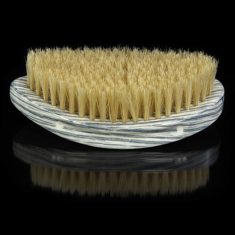 Torino Pro Wave Brushes by Brush king #69- Medium Pointy Curve Palm 360 Waves Brush