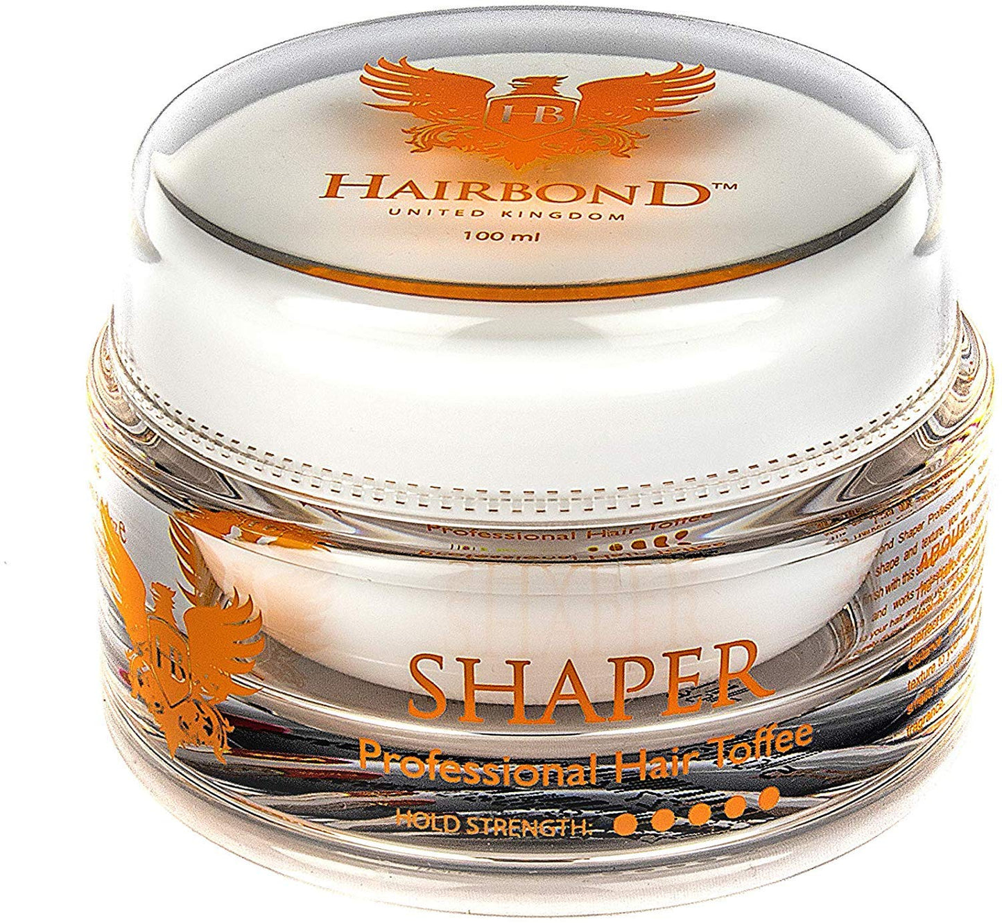 Hairbond Shaper 3.4Oz - A toffee paste for men - Endorsed by celebs - Hair styling product, hair wax for short hair