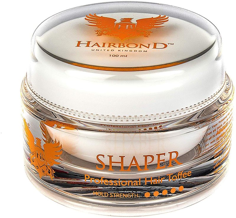 Hairbond Shaper 3.4Oz - A toffee paste for men - Endorsed by celebs - Hair styling product, hair wax for short hair