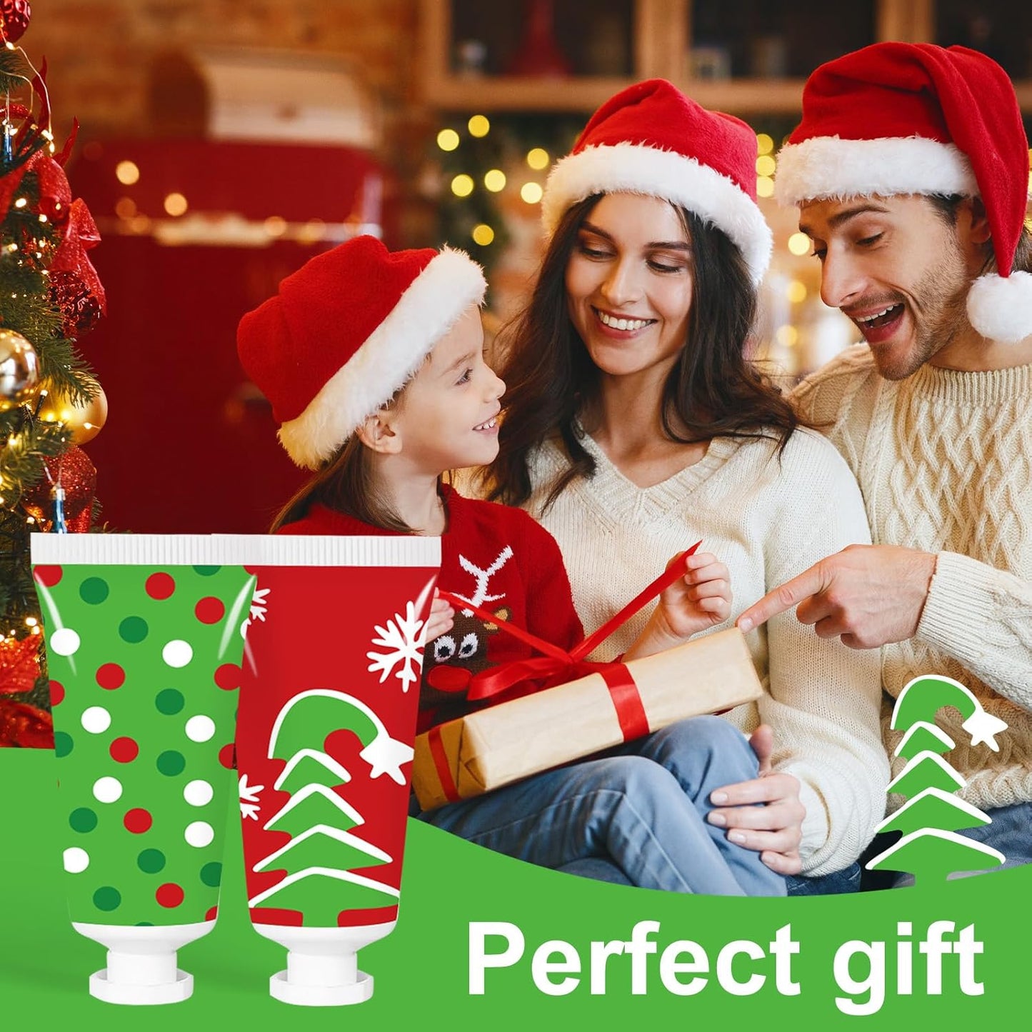 50 Pcs Christmas Hand Cream Set - Travel Size Winter Scented Lotion for Women & Girls - Unique Stocking Stuffers (Nutcracker)