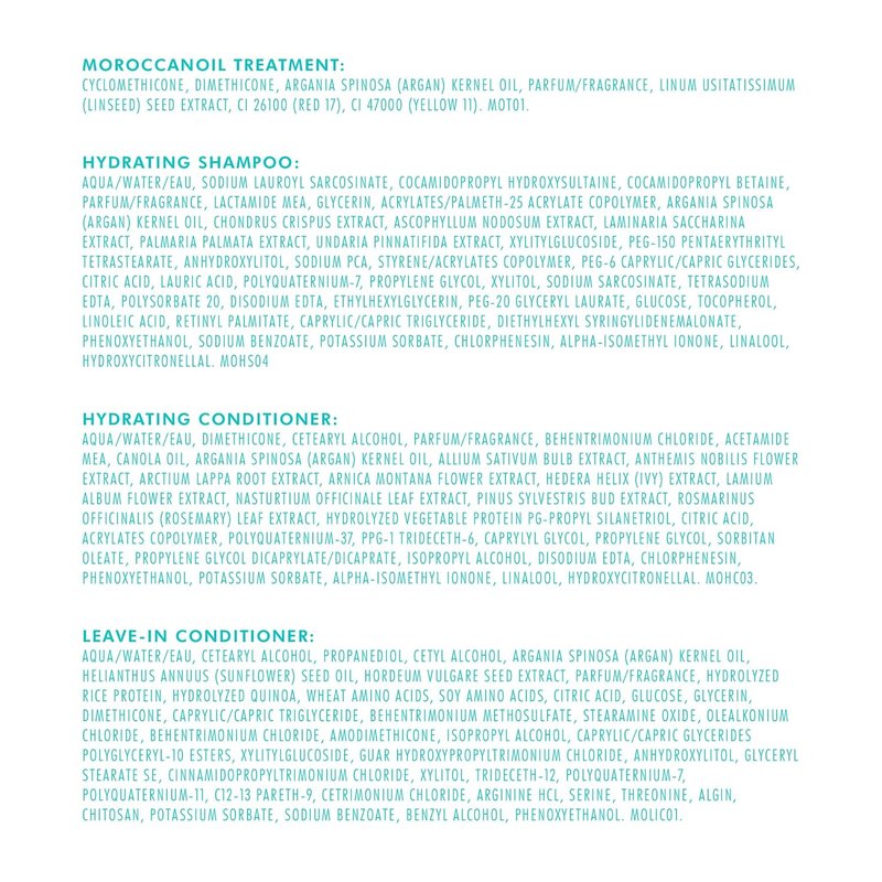 Moroccanoil Mini Hair Hydration Essentials Set - Nourishing Oils for Soft, Shiny Hair