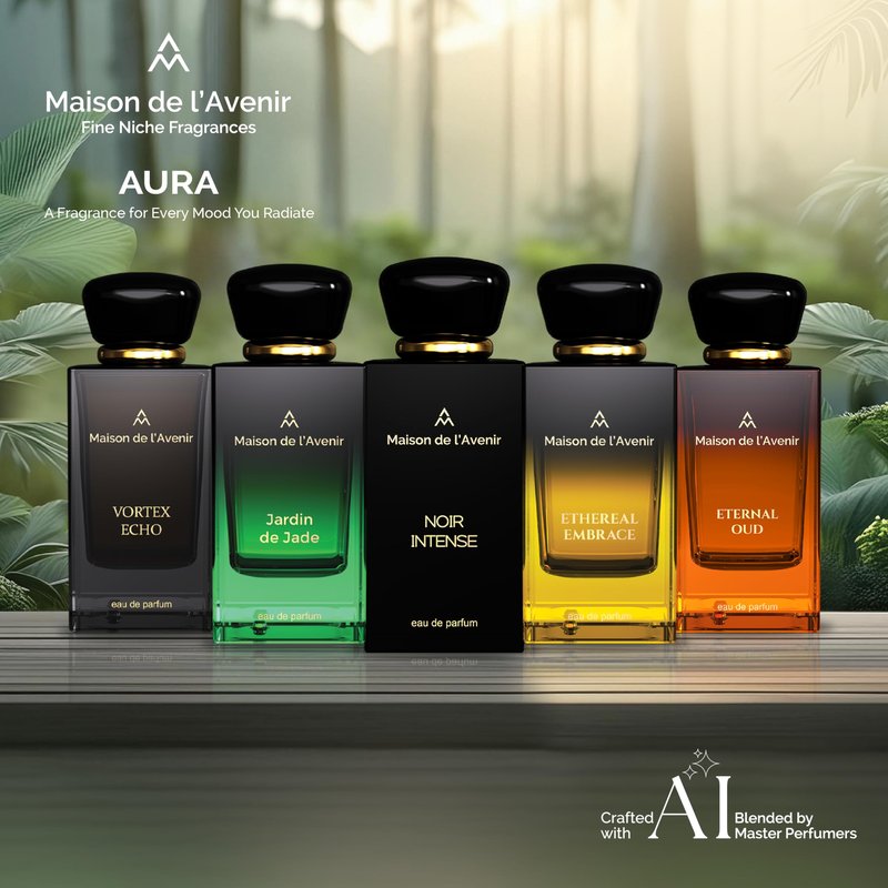 Maison de l'Avenir Noir Intense - Unisex Cologne for Men - Perfume for women - Made in Dubai - with Notes of Lavender, Bergamot and Patchouli - Long Lasting (12 hours) - Arabian Fragrance