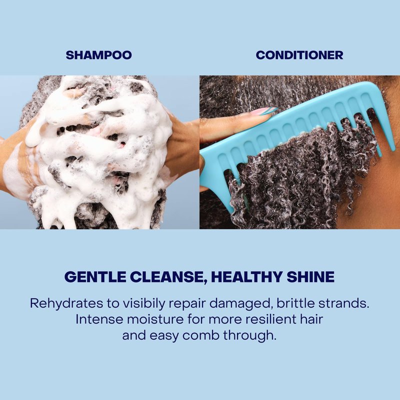 SheaMoisture Shampoo & Conditioner, Manuka Honey & Yogurt Hydrate & Repair + Strengthen & Protect Lightweight Hair Oil for Dry, Damaged Hair